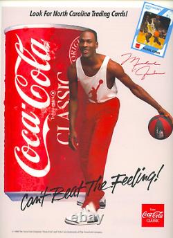 1989 North Carolina Michael Jordan #14 Coca-Cola GOLD Card RARE