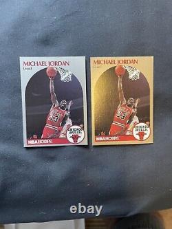 1990-91 NBA Hoops #65 Michael Jordan And #13 rare Limited Edition Gold Card