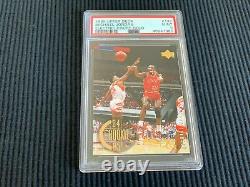 1995/96 Upper Deck #137 Michael Jordan Electric Court Gold Psa 9 Mint Bulls