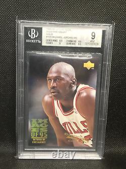 1995-96 Upper Deck Michael Jordan #335 Electric Court Gold BGS 9 SSP