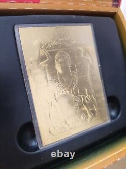 1995 Upper Deck Michael Jordan Triple Image 23KT Gold Commemorate Edition 06800