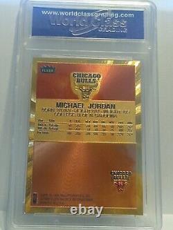 1996 Michael Jordan (10th Anniversary Rookie Card) Refractor Gold? Wcg 10