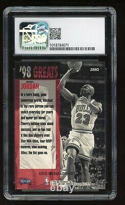 1997-98 Fleer Ultra Gold Medallion Michael Jordan #259G Chicago Bulls CSG 8.5
