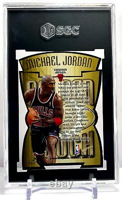 1997-98 Skybox Premium Golden Touch Die-Cut Michael Jordan Chicago Bulls SGC 8