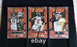 1997 Upper Deck Michael Jordan /1997 24K Gold Collectible 3 Card Set Encased
