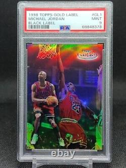 1998 Topps Gold Label #GL1 Michael Jordan Black Label PSA 9 Chicago Bulls