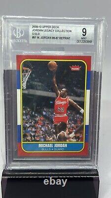 2009-10 Upper Deck Jordan Legacy Collection Gold Michael Jordan #97 BGS 9 MINT