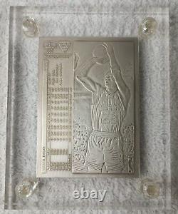 Michael Jordan 1991 UD Highland Mint 0029 /500 Gold Silver & Bronze Plate Set