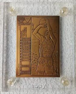 Michael Jordan 1991 UD Highland Mint 0029 /500 Gold Silver & Bronze Plate Set