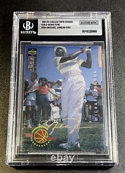 Michael Jordan 1994 Upper Deck Collector's Choice #204 Gold Signature Nba Mj