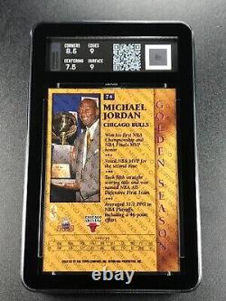 Michael Jordan 1996 Topps Stars #74 Golden Season Members Only Rare Edition 8 Re