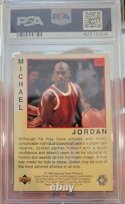 Michael Jordan 1996 Ud Ball Park Gold Parallel #5 Psa 9 Mint Pop 7 Mj Hof
