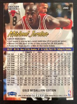Michael Jordan 1997 Fleer Ultra Gold Medallion 23g