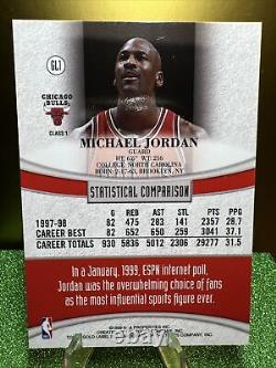 Michael Jordan 1998-99 Topps Gold Label Class 1 Refractor Rare SSP HOF