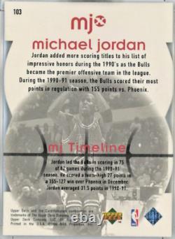 Michael Jordan 1998 Upper Deck Mjx Timepieces Gold /23 JP