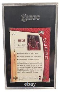Michael Jordan 2001-02 Upper Deck Mj's Back 23 Karat Gold #/23 Sgc Card #mj-38