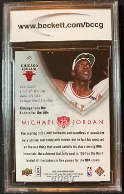 Michael Jordan 2009 Upper Deck #48 Jordan Legacy Gold 00014780092