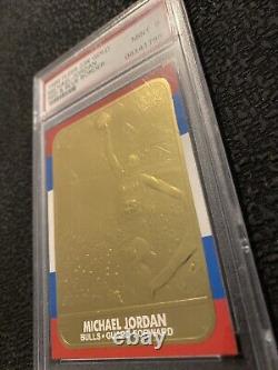 Michael Jordan 23k Gold PSA 9 Fleer 1998 Serial #1333 Chicago Bulls INVESTABLE