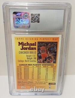 Michael Jordan CHICAGO BULLS 1993-94 Topps Gold #199 CSG 10 GEM MT HOF GOAT NBA