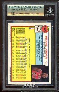 Michael Jordan Card 1992-93 Topps Gold #141g BGS 9.5 (9 9.5 9.5 9.5)
