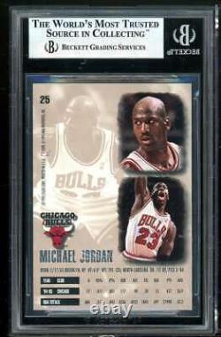 Michael Jordan Card 1995-96 Ultra Gold Medallion #25 BGS 9 (9.5 9.5 8.5 9)