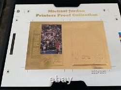 Michael Jordan Career Collection Upper Deck Gold Card Printers Proof 220/323 Set