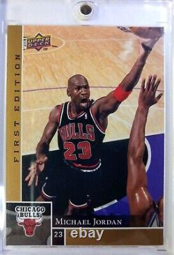 Rare 2009-10 Upper Deck First Edition Gold Michael Jordan #23, Parallel, Bulls