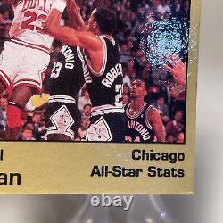 Rare Vintage 1991 STAR GOLD Michael Jordan /1000 Card #5 GOAT Bulls MINT