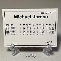 Rare Vintage 1991 STAR GOLD Michael Jordan /1000 Card #5 GOAT Bulls MINT