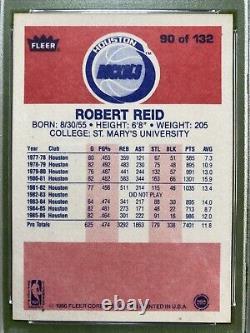 Robert Reid 1986 CARD JERSEY #33 HOUSTON ROCKETS 1986-87 Fleer ROBERT REID PSA 7